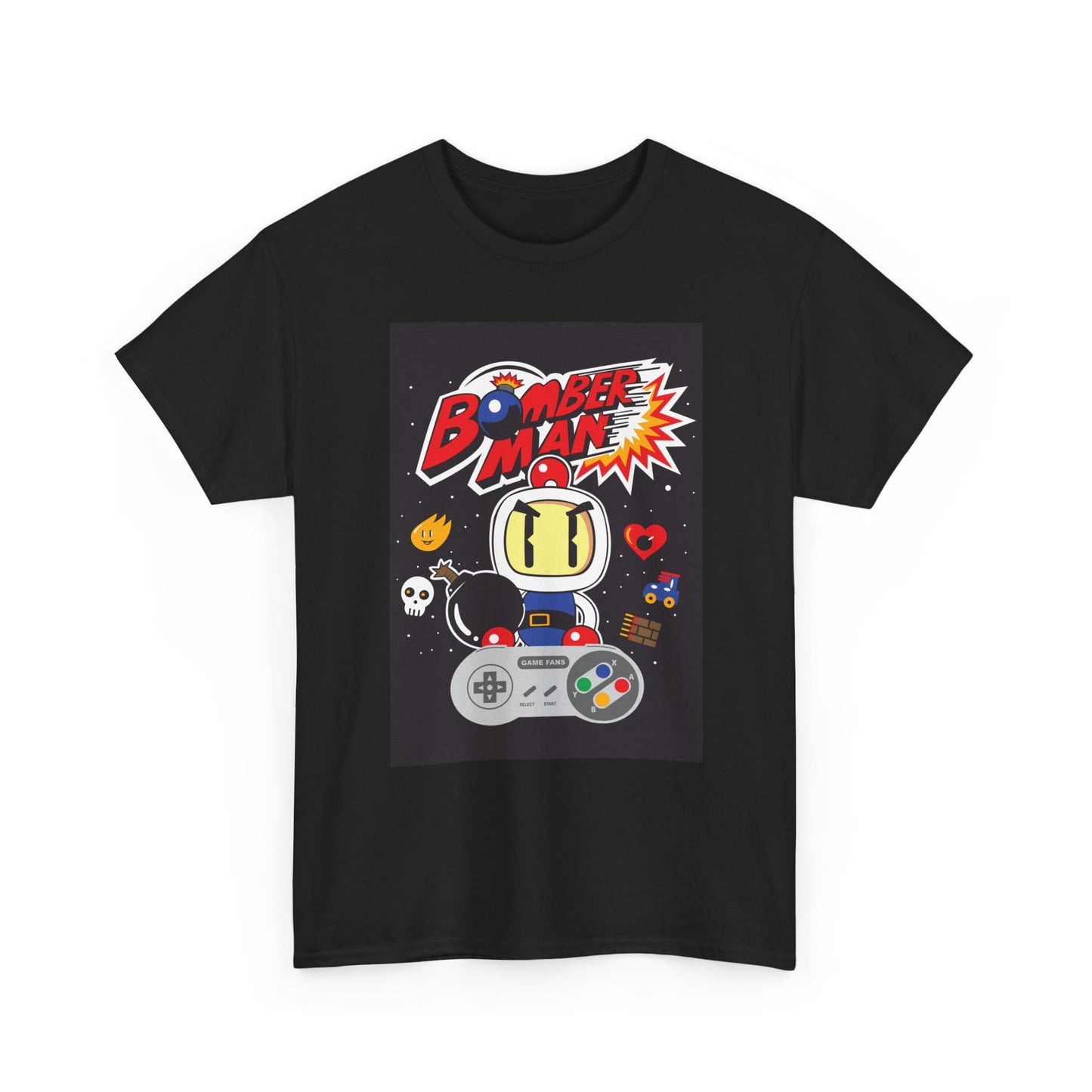 Retro Bomber Hero T-Shirt — Classic Arcade Gaming Tee