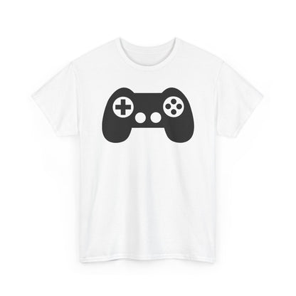 Classic Controller Icon T-Shirt — Minimalist Gamer Silhouette Tee