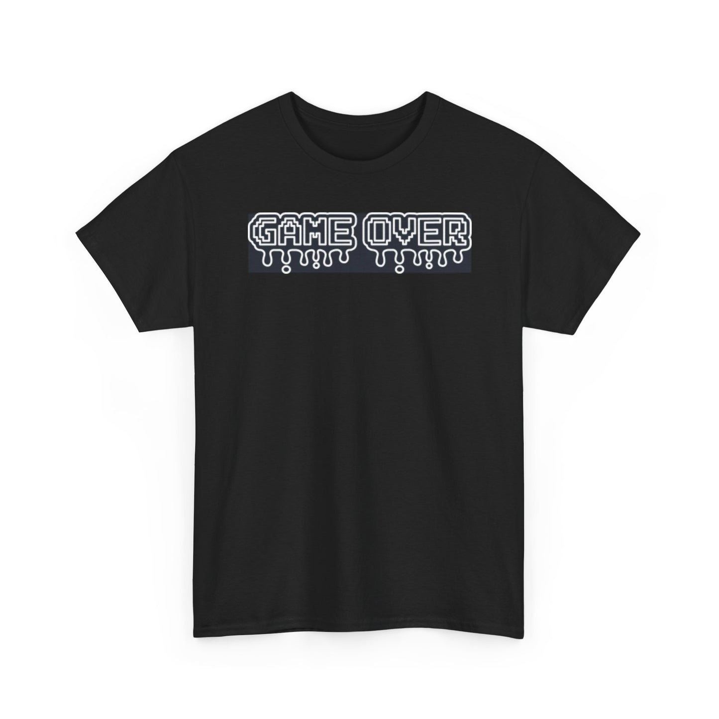 Game Over Drip T-Shirt — Retro Arcade Pixel Tee