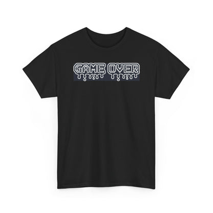 Game Over Drip T-Shirt — Retro Arcade Pixel Tee