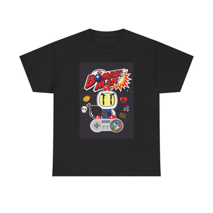 Retro Bomber Hero T-Shirt — Classic Arcade Gaming Tee