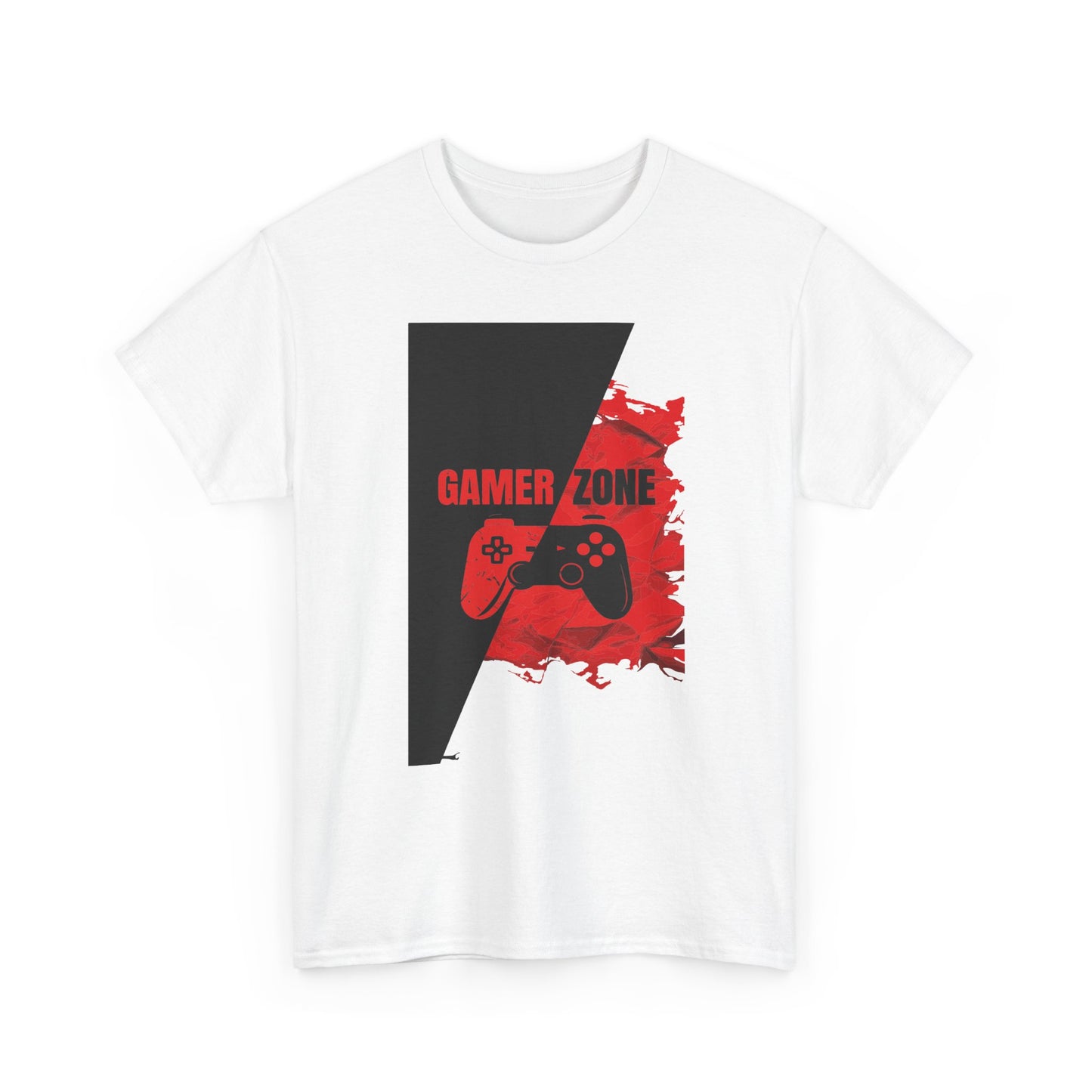 Gamer Zone T-Shirt — Bold Red Gaming Tee