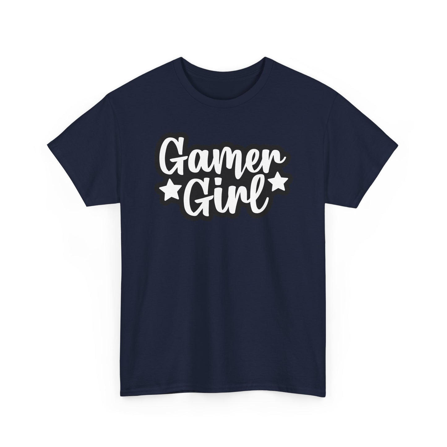 Gamer Girl Script T-Shirt — Cute Women Who Game Tee