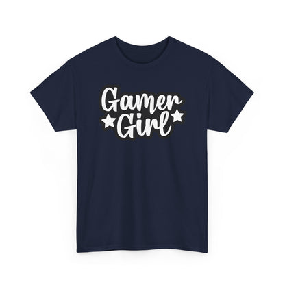 Gamer Girl Script T-Shirt — Cute Women Who Game Tee