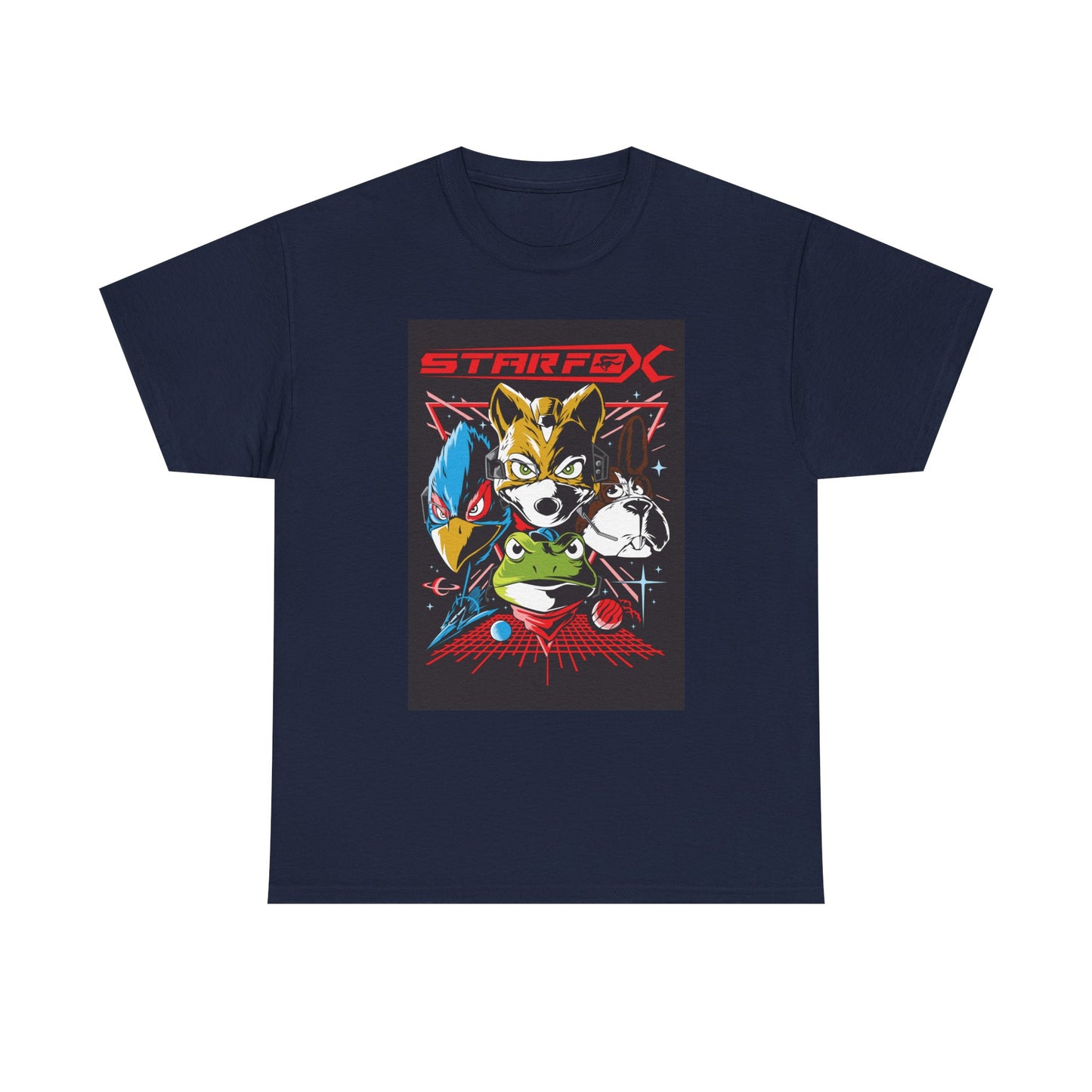 Cosmic Animal Squadron T-Shirt — Retro Space Shooter Tee