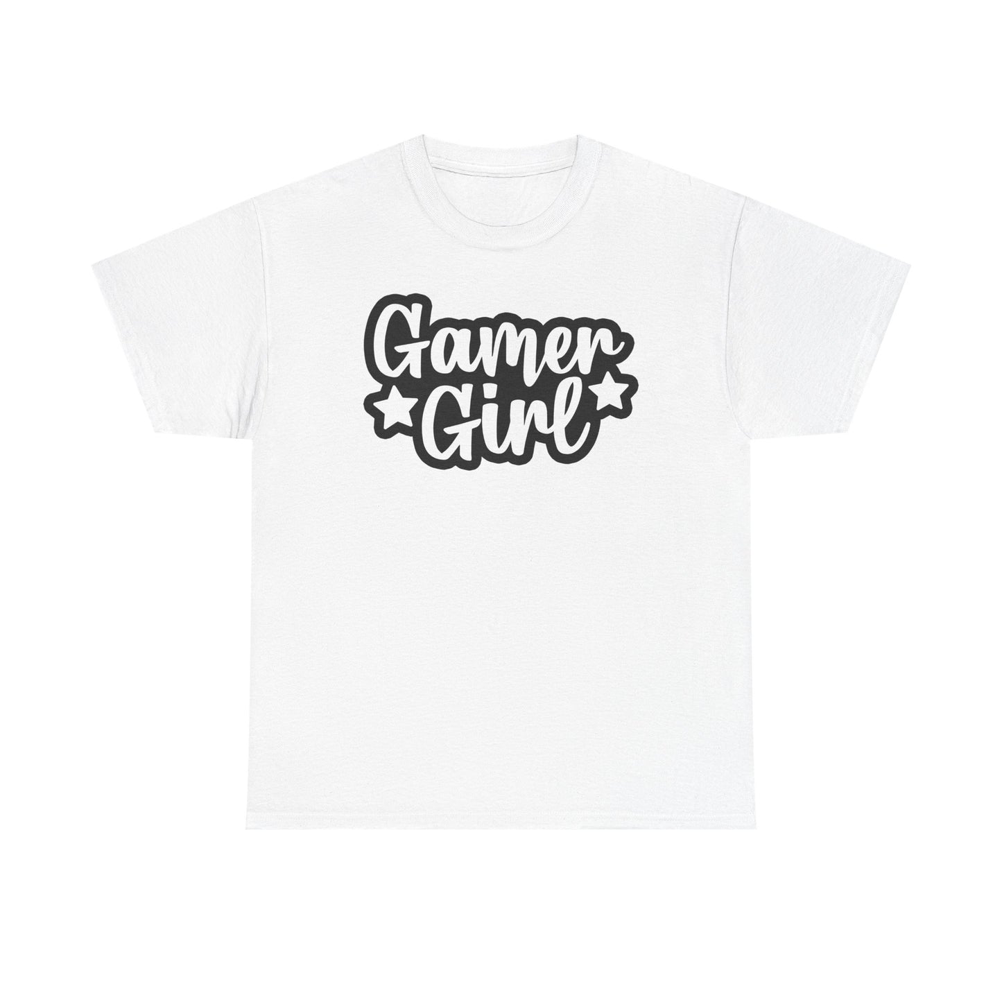 Gamer Girl Script T-Shirt — Cute Women Who Game Tee