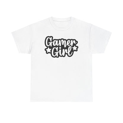 Gamer Girl Script T-Shirt — Cute Women Who Game Tee