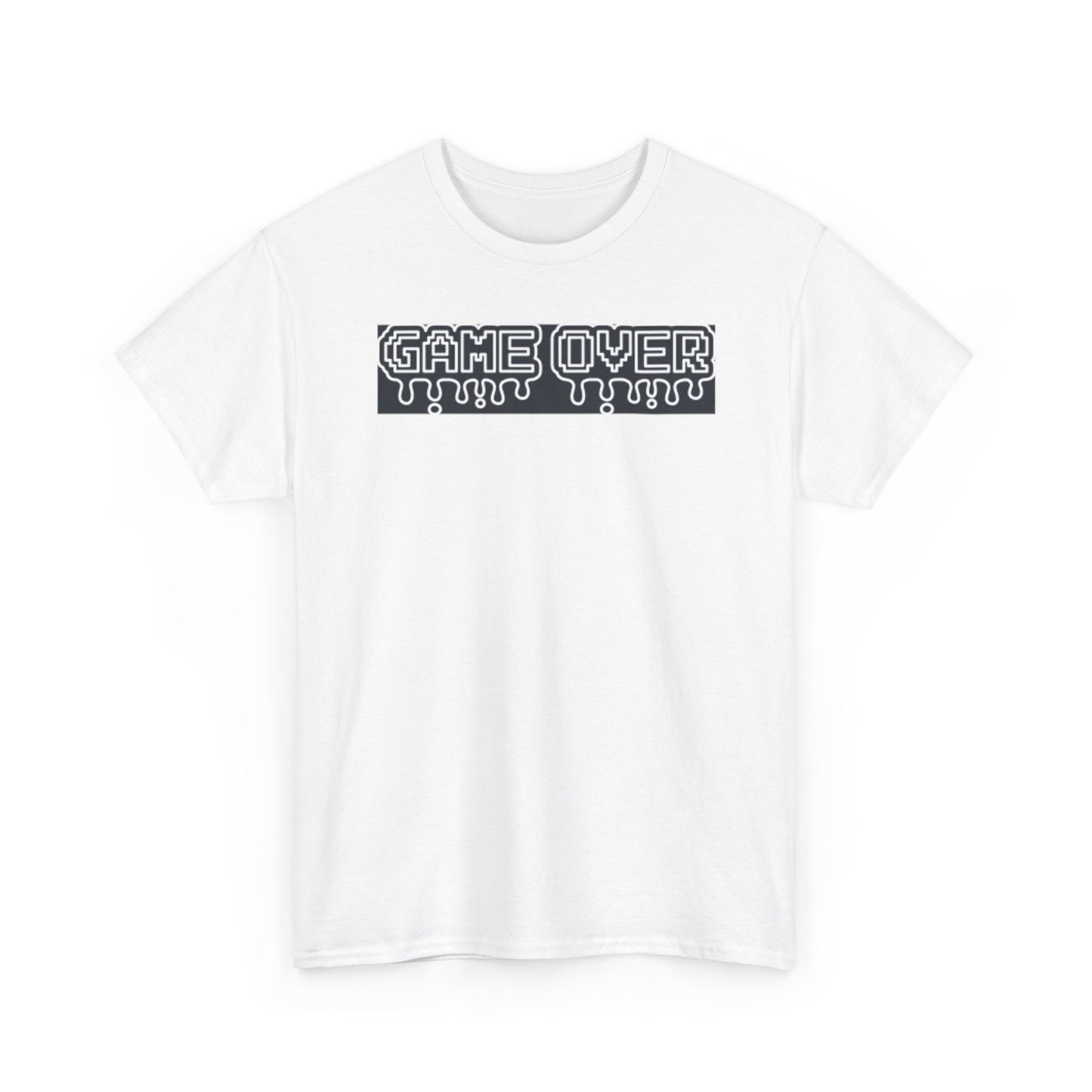 Game Over Drip T-Shirt — Retro Arcade Pixel Tee