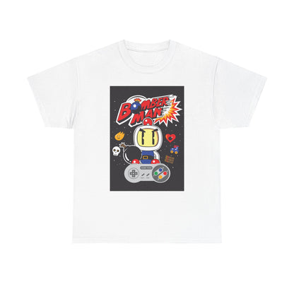 Retro Bomber Hero T-Shirt — Classic Arcade Gaming Tee