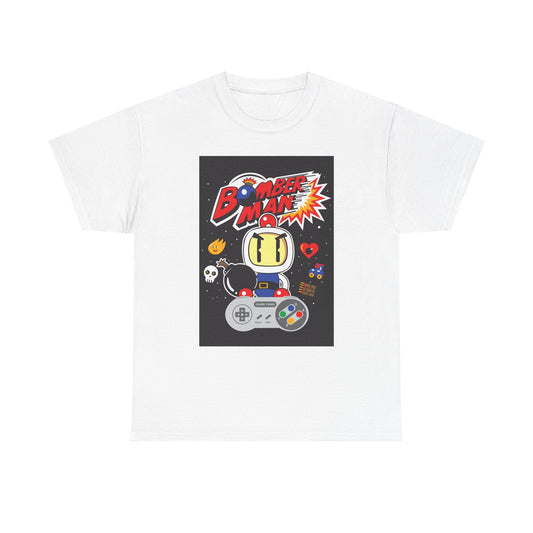Retro Bomber Hero T-Shirt — Classic Arcade Gaming Tee