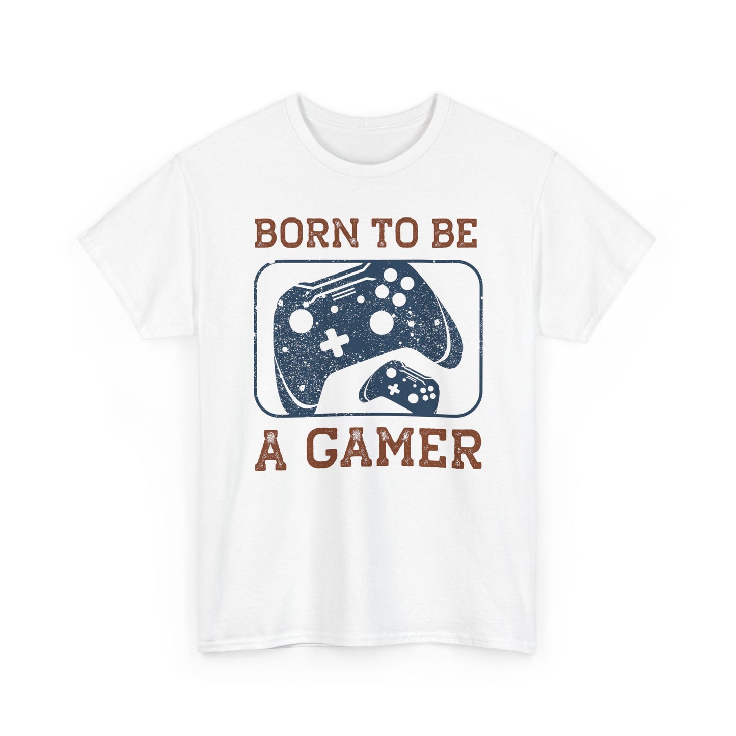 Born To Be A Gamer T-Shirt — Retro Distressed Gamer Tee