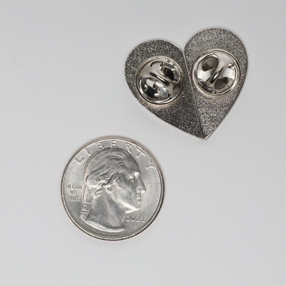 2 Piece Game Controller Heart Enamel Label Pin
