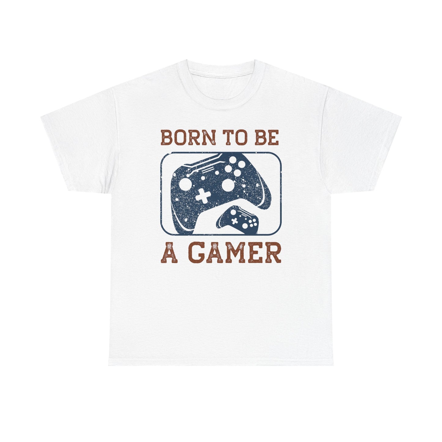 Born To Be A Gamer T-Shirt — Retro Distressed Gamer Tee