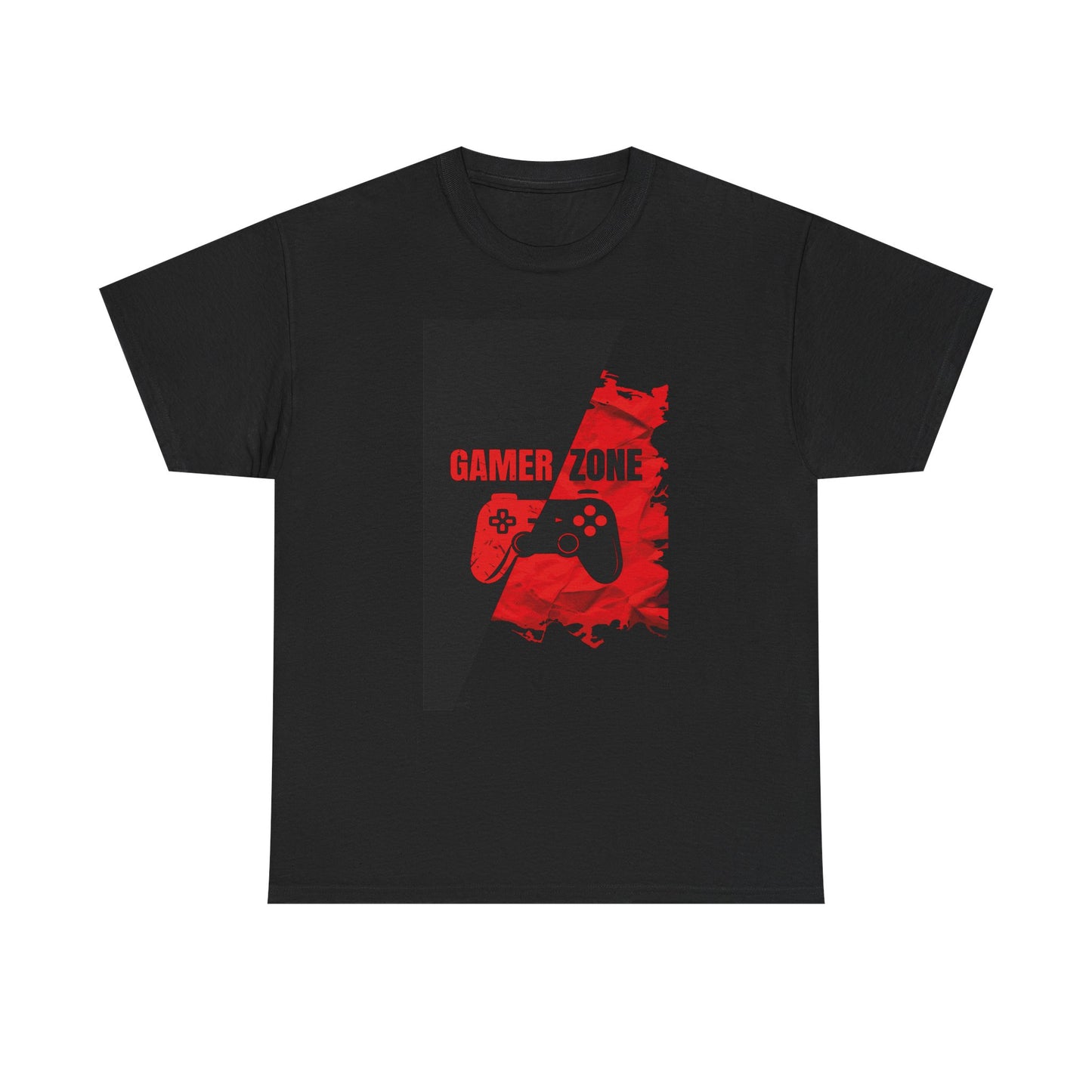 Gamer Zone T-Shirt — Bold Red Gaming Tee