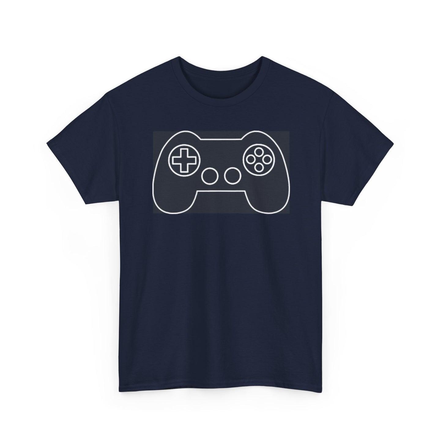 Controller Outline T-Shirt — Minimalist Line Art Gamer Tee