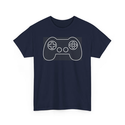 Controller Outline T-Shirt — Minimalist Line Art Gamer Tee