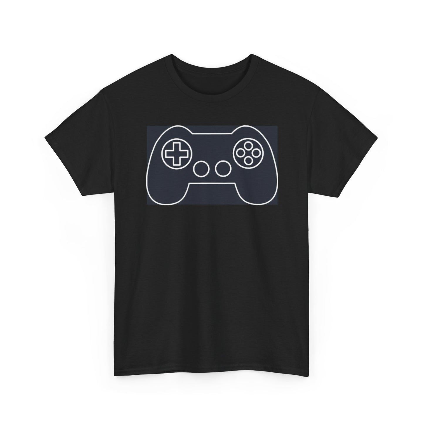 Controller Outline T-Shirt — Minimalist Line Art Gamer Tee