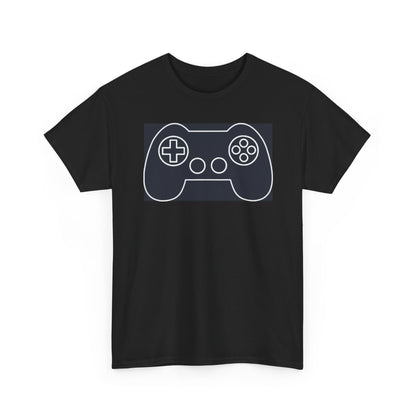 Controller Outline T-Shirt — Minimalist Line Art Gamer Tee