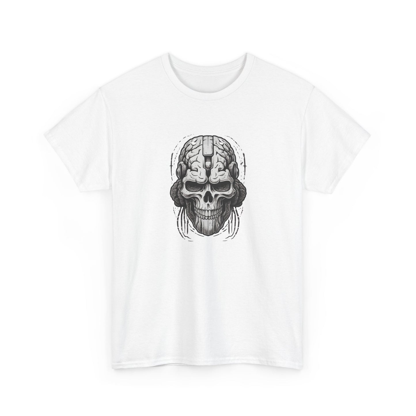 Brainskull T-Shirt — Skull Brain Dark Art Tee