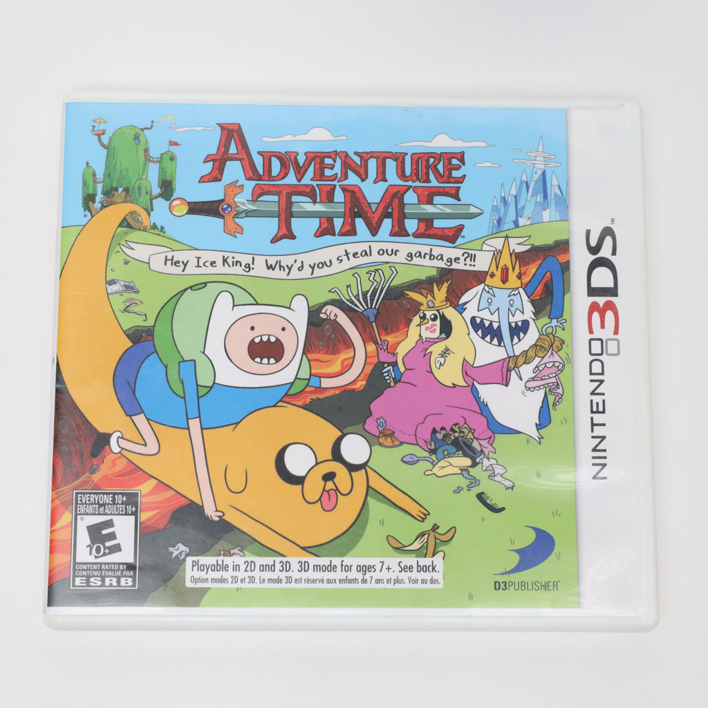 Adventure Time: Hey Ice King! Why'd You Steal Our Garbage?!! - 3DS (Complete / Good)