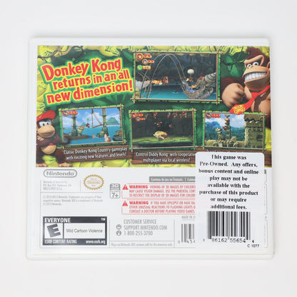 Donkey Kong Country Returns 3D - 3DS (Complete / Good)