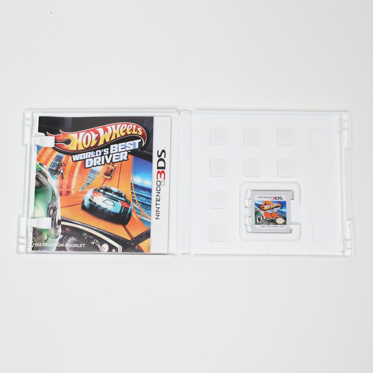 Hot Wheels: World's Best Driver - 3DS (Complete / Good)