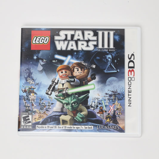 Lego Star Wars 3: The Clone Wars - 3DS (Complete / Good)