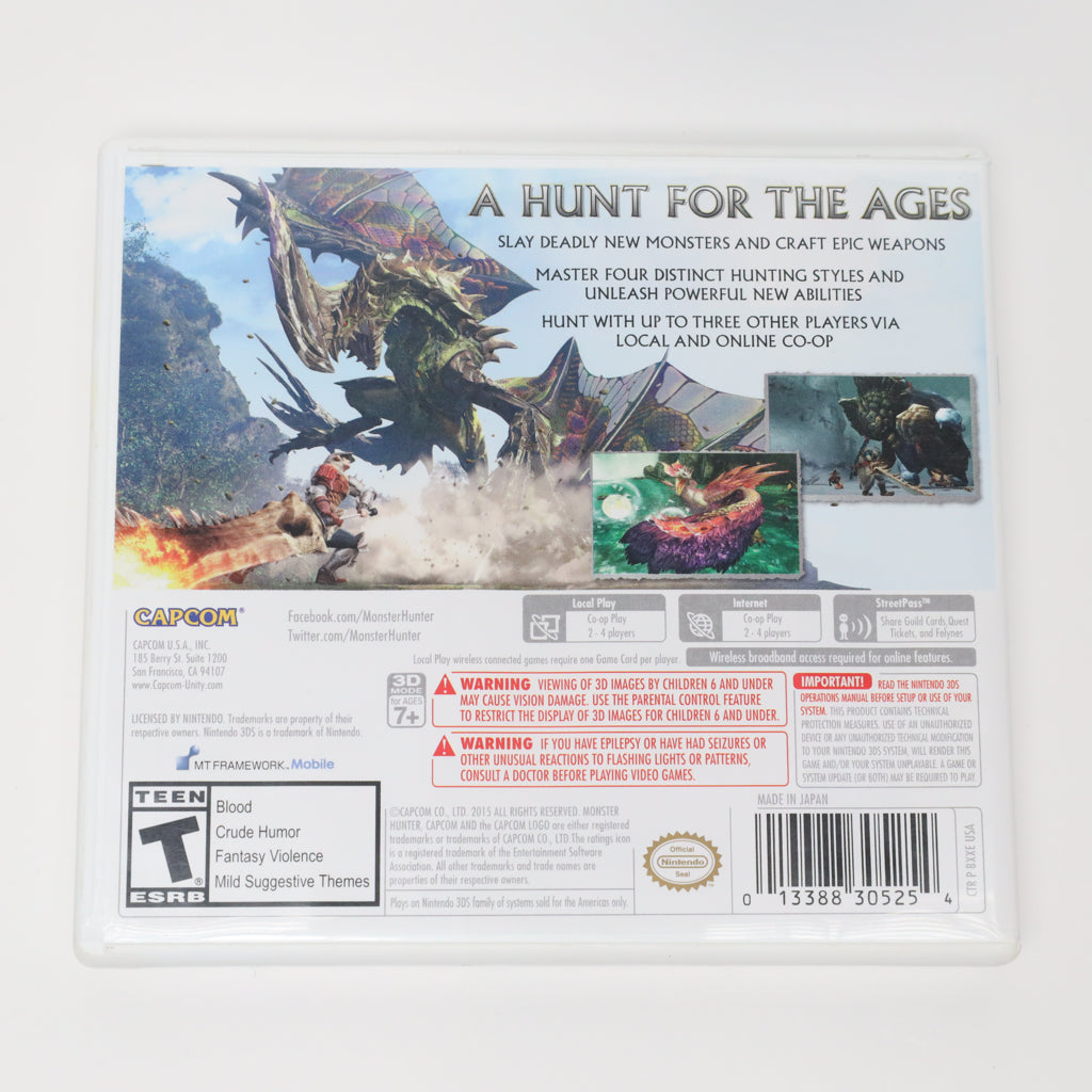 Monster Hunter Generations - 3DS (Complete / Good)