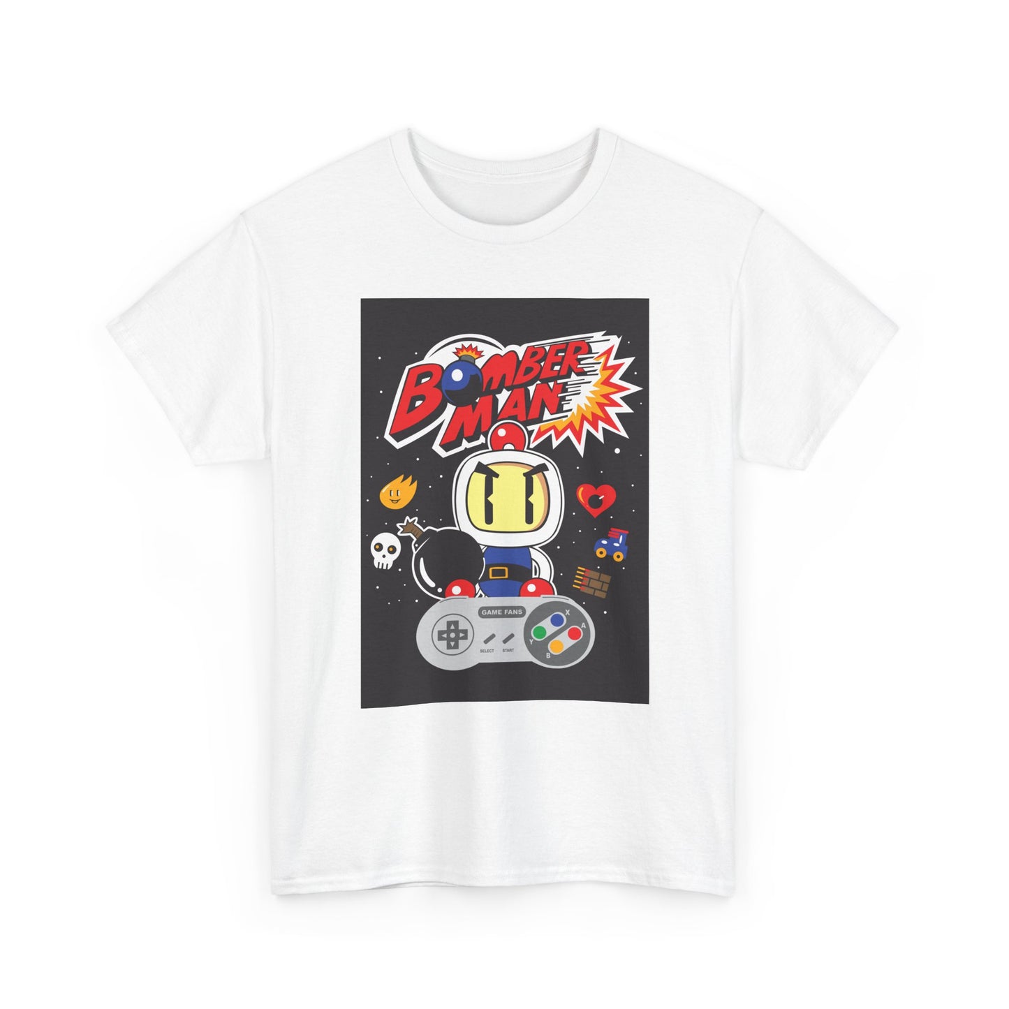 Retro Bomber Hero T-Shirt — Classic Arcade Gaming Tee