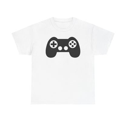 Classic Controller Icon T-Shirt — Minimalist Gamer Silhouette Tee