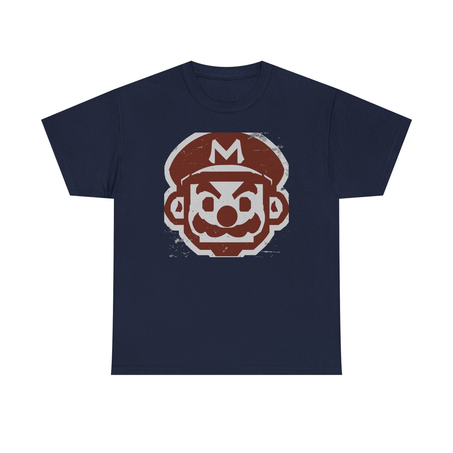 Plumber Hero Emblem T-Shirt — Distressed Retro Gaming Tee