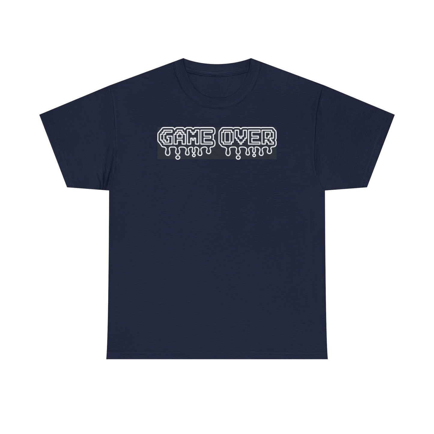 Game Over Drip T-Shirt — Retro Arcade Pixel Tee