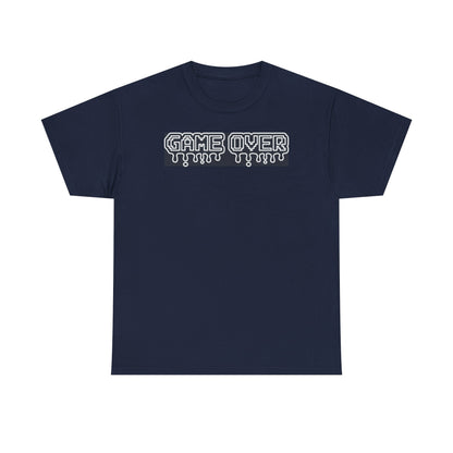 Game Over Drip T-Shirt — Retro Arcade Pixel Tee