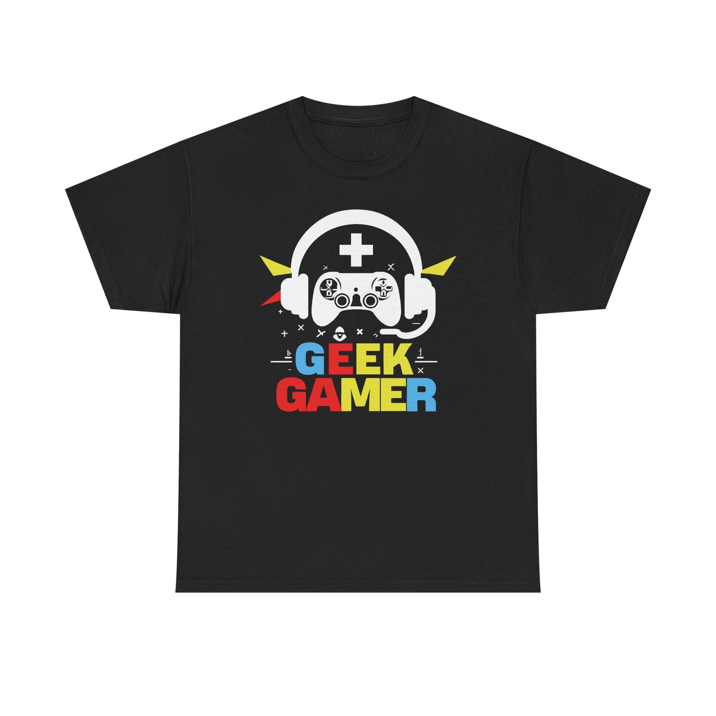 Geek Gamer T-Shirt — Colorful Retro Gaming Tee