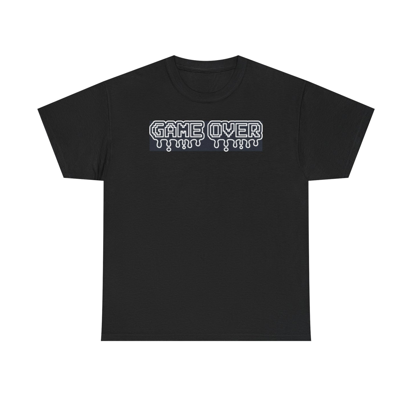 Game Over Drip T-Shirt — Retro Arcade Pixel Tee