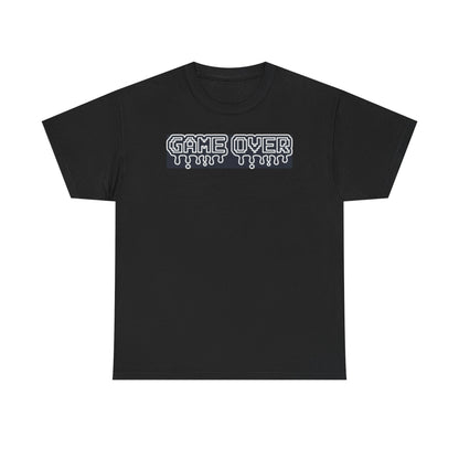 Game Over Drip T-Shirt — Retro Arcade Pixel Tee