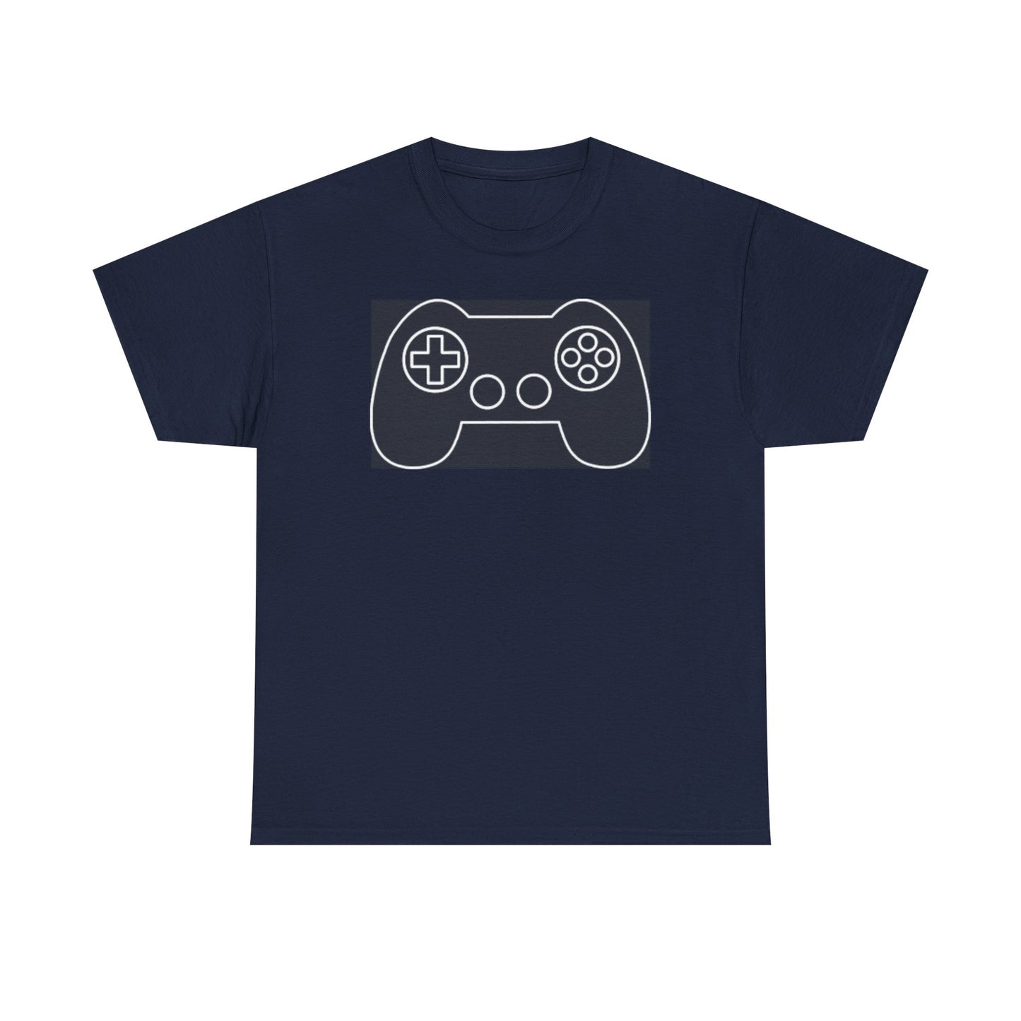 Controller Outline T-Shirt — Minimalist Line Art Gamer Tee