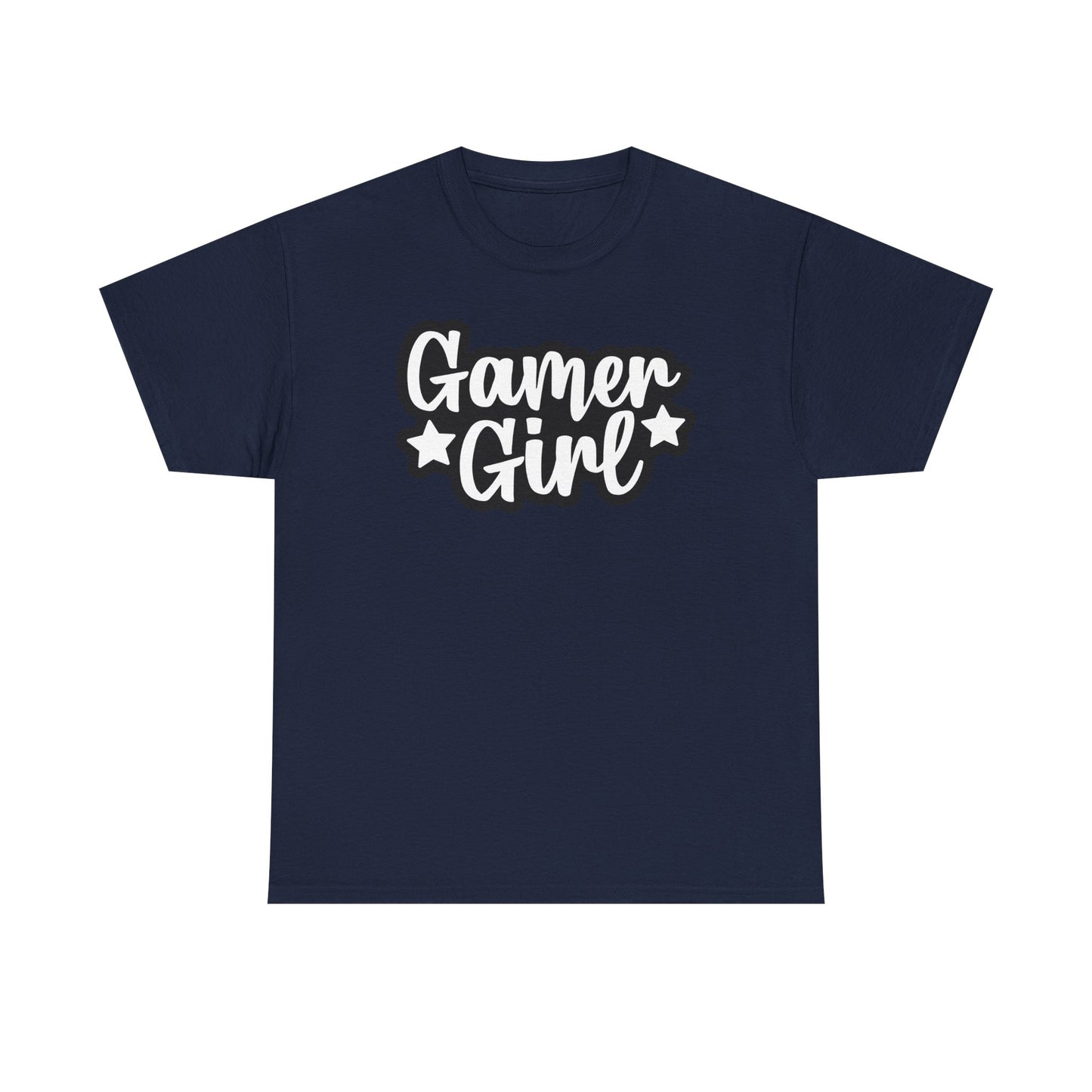 Gamer Girl Script T-Shirt — Cute Women Who Game Tee