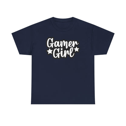 Gamer Girl Script T-Shirt — Cute Women Who Game Tee