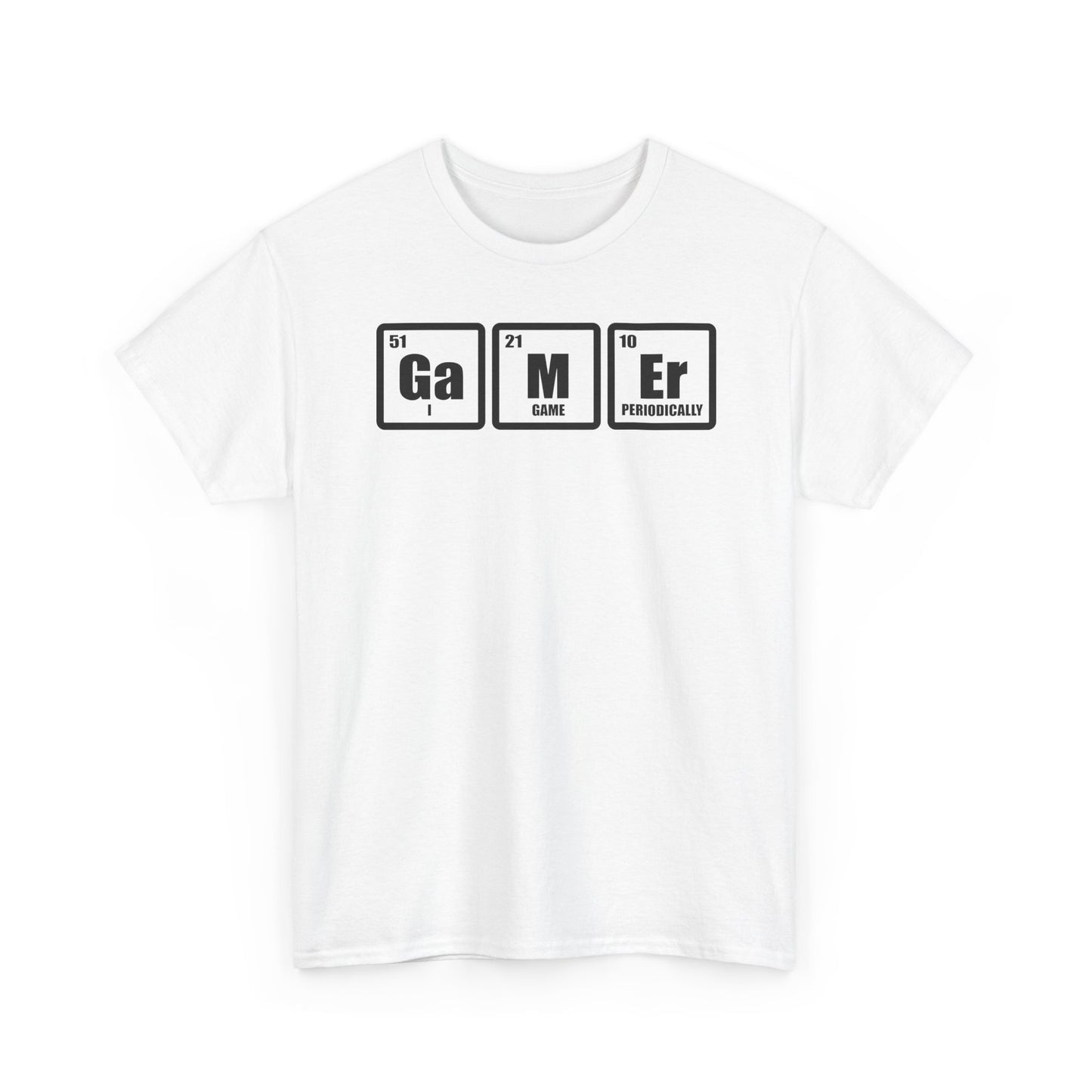 Gamer Periodic Table T-Shirt — Nerdy Science Humor Tee