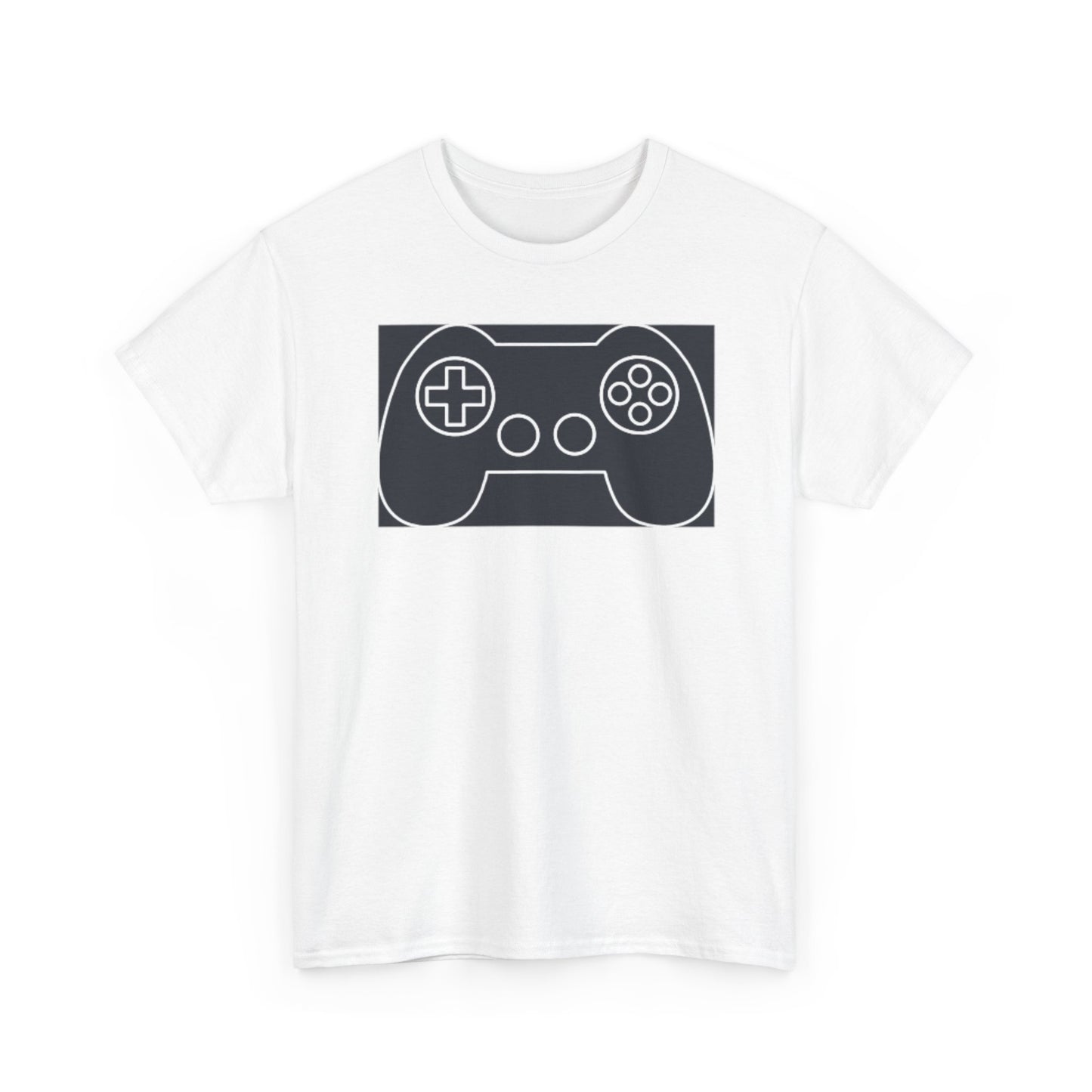 Controller Outline T-Shirt — Minimalist Line Art Gamer Tee
