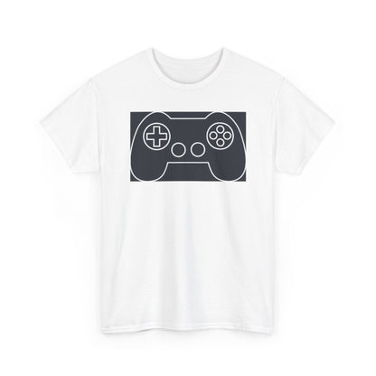 Controller Outline T-Shirt — Minimalist Line Art Gamer Tee