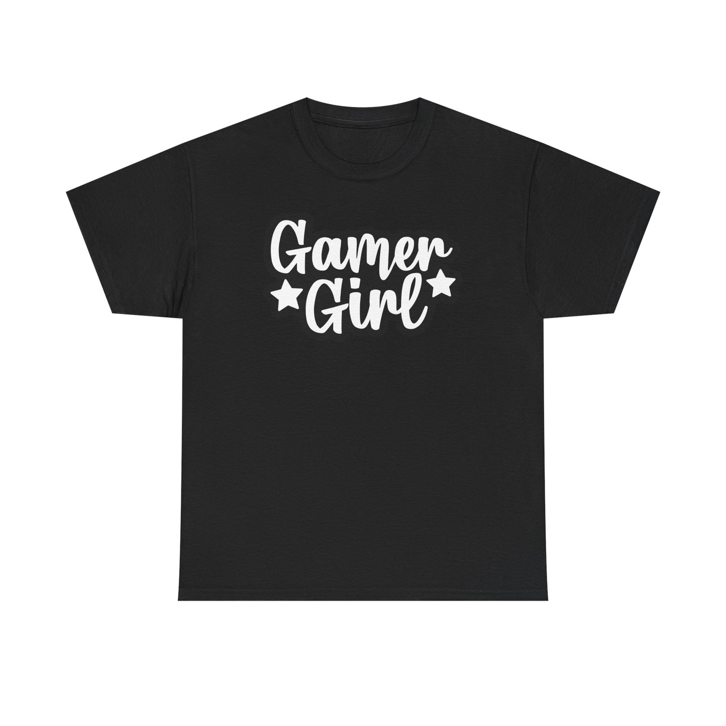 Gamer Girl Script T-Shirt — Cute Women Who Game Tee