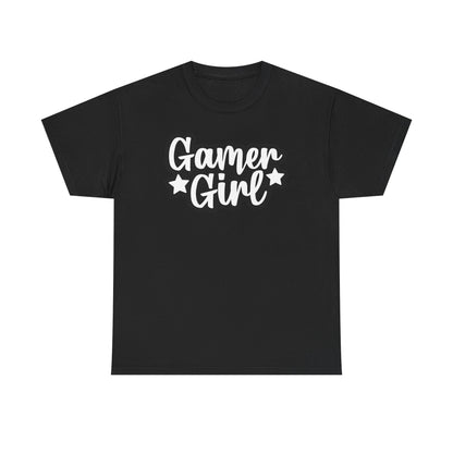 Gamer Girl Script T-Shirt — Cute Women Who Game Tee