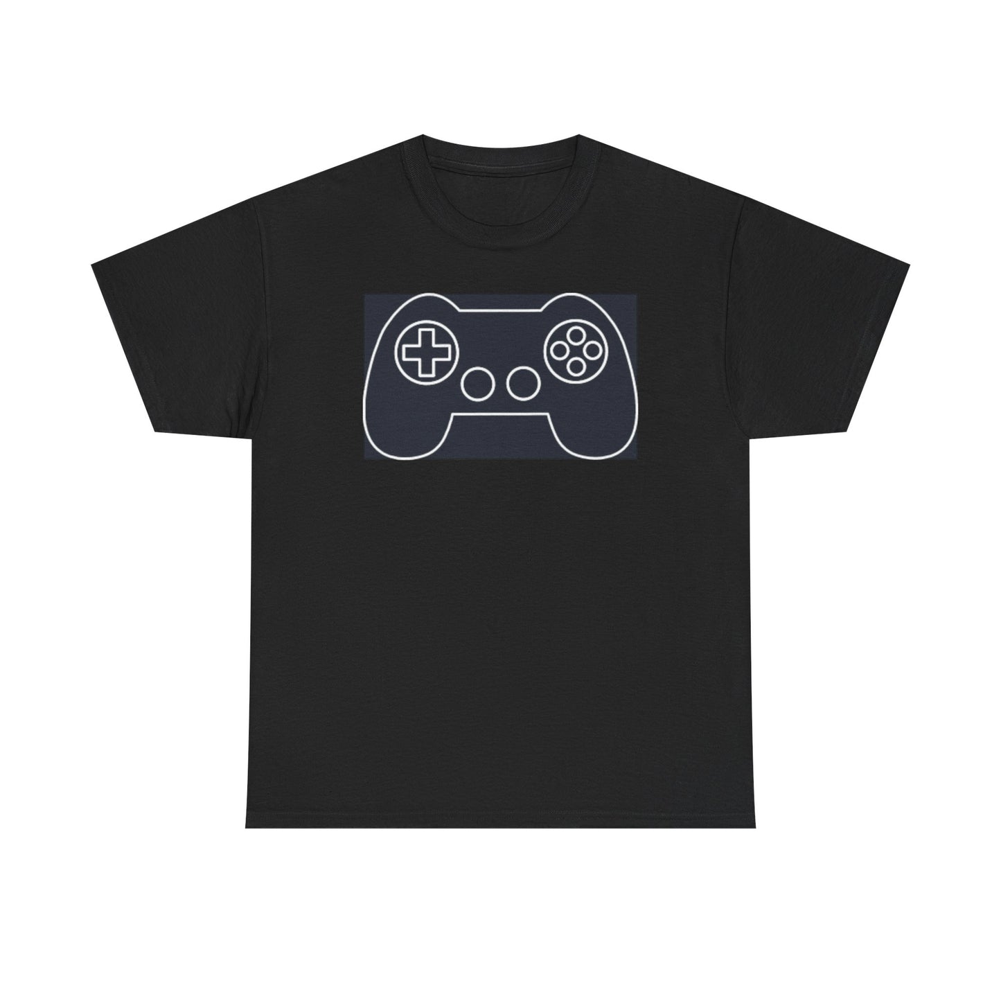 Controller Outline T-Shirt — Minimalist Line Art Gamer Tee