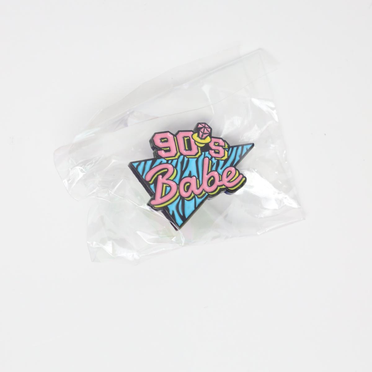 90s Babe Retro Style Enamel Pin