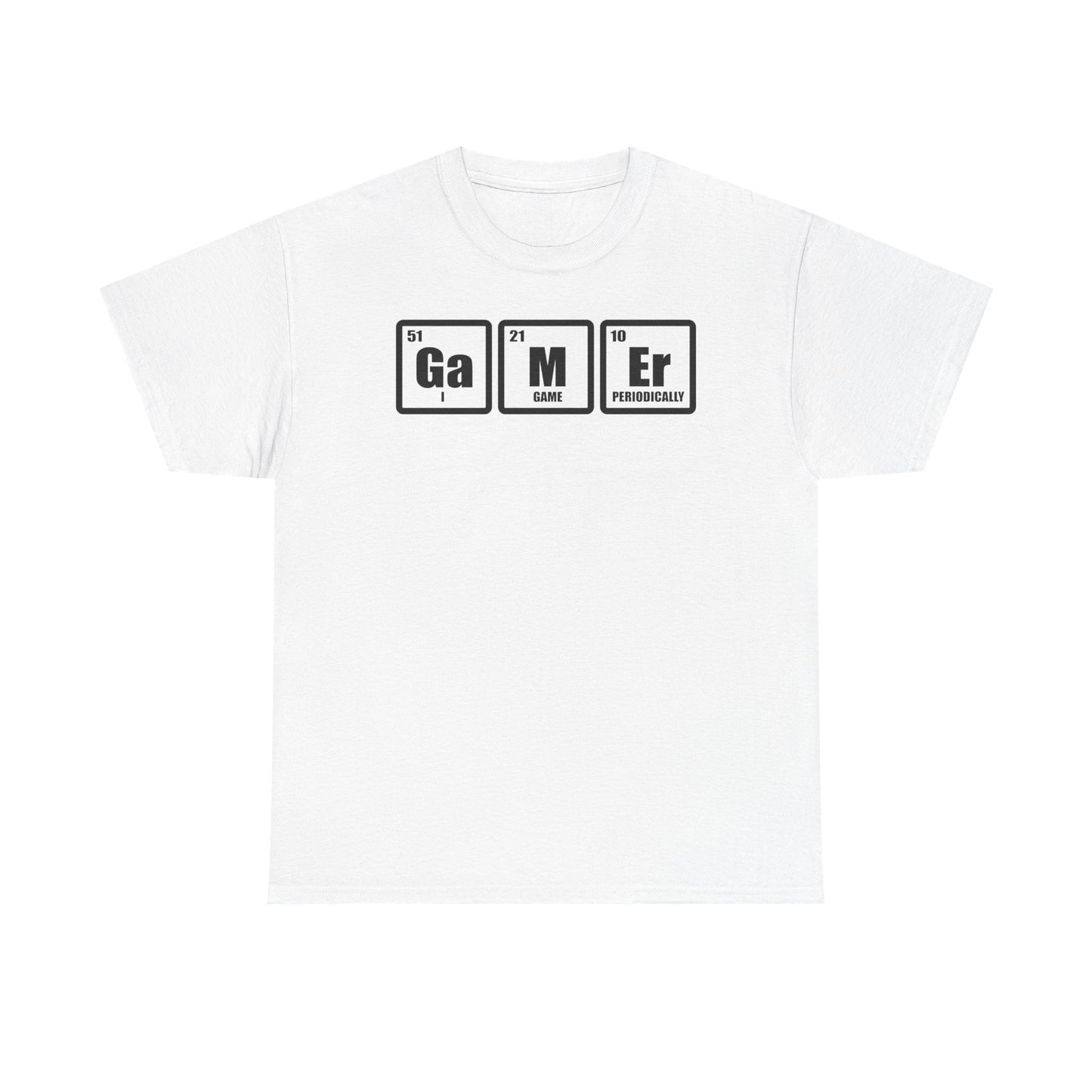 Gamer Periodic Table T-Shirt — Nerdy Science Humor Tee