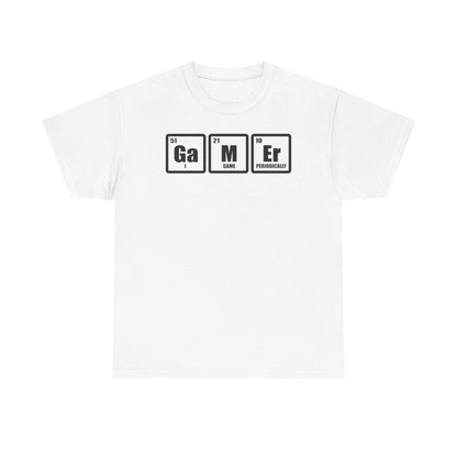 Gamer Periodic Table T-Shirt — Nerdy Science Humor Tee