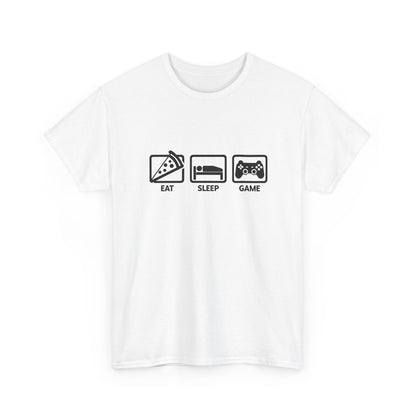 Eat Sleep Game T-Shirt — Funny Gamer Lifestyle Tee