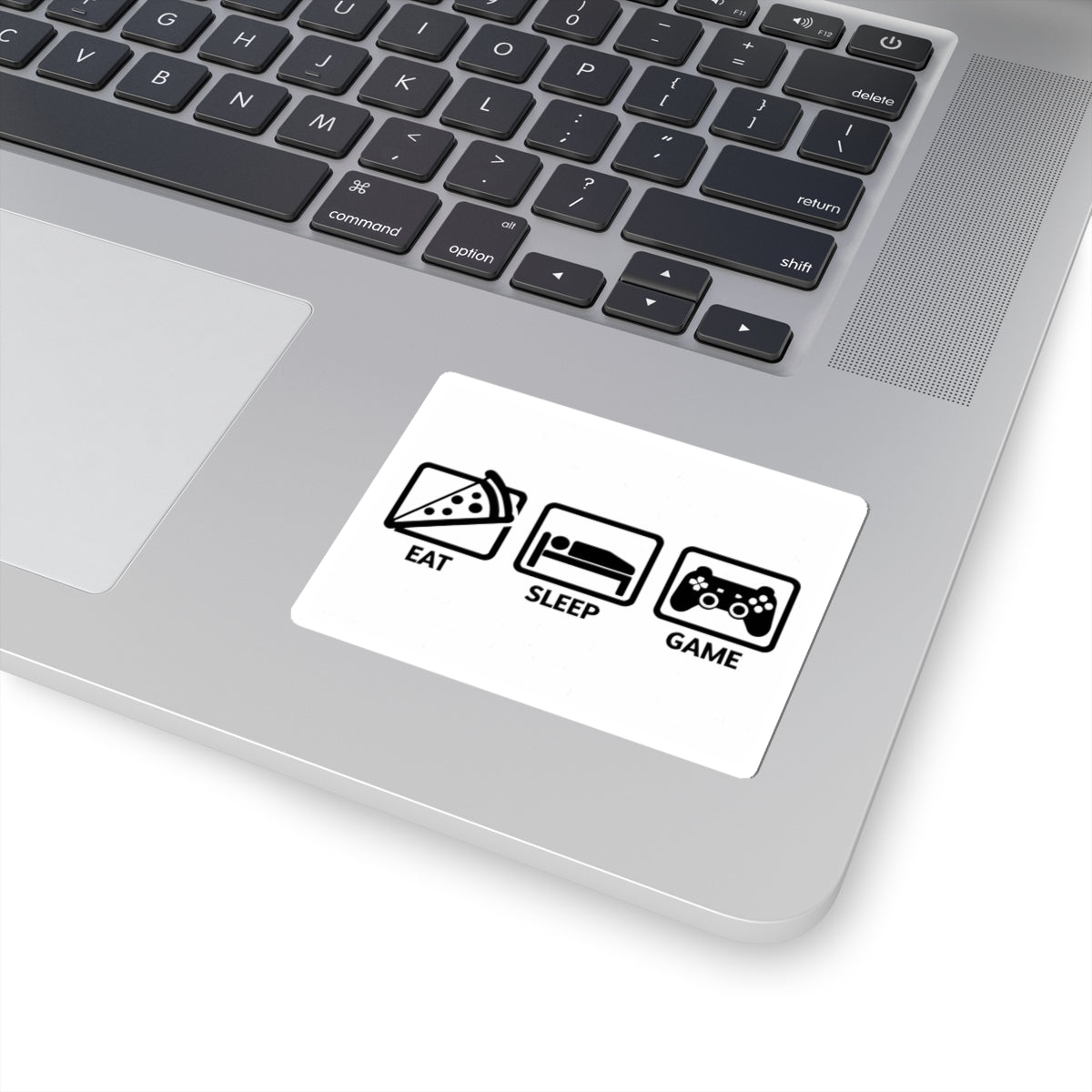 Eat Sleep Game Sticker — Funny Gamer Lifestyle Vinyl Sticker